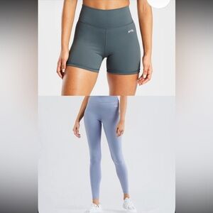 AYBL core leggings & shorts Size XS (selling together)